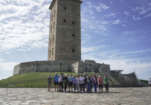 A United States Lighthouse Society visita a Torre de Hércules